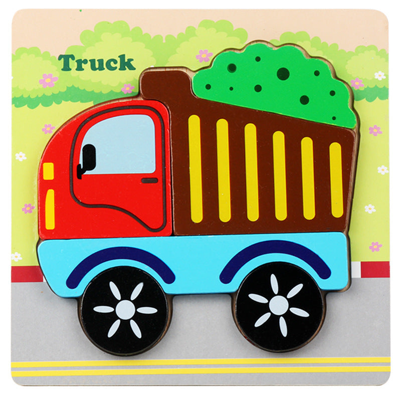 Little Explorer's First 3D Layered Wooden Puzzle Collection