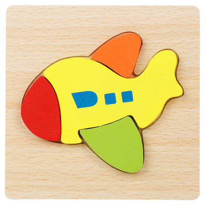 Little Explorer's First 3D Layered Wooden Puzzle Collection