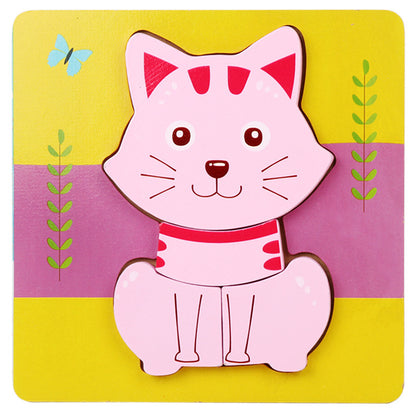 Little Explorer's First 3D Layered Wooden Puzzle Collection
