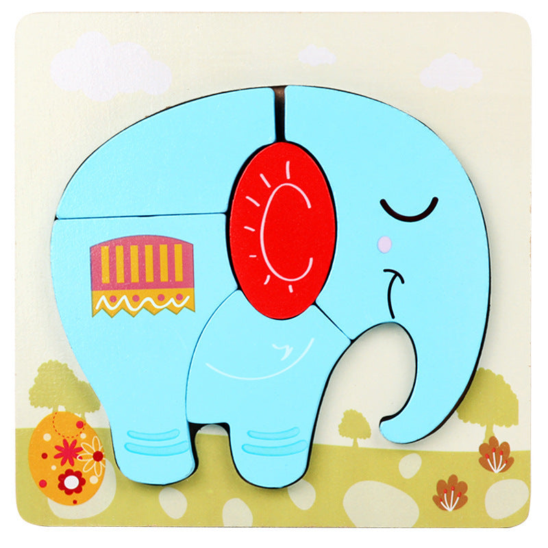 Little Explorer's First 3D Layered Wooden Puzzle Collection