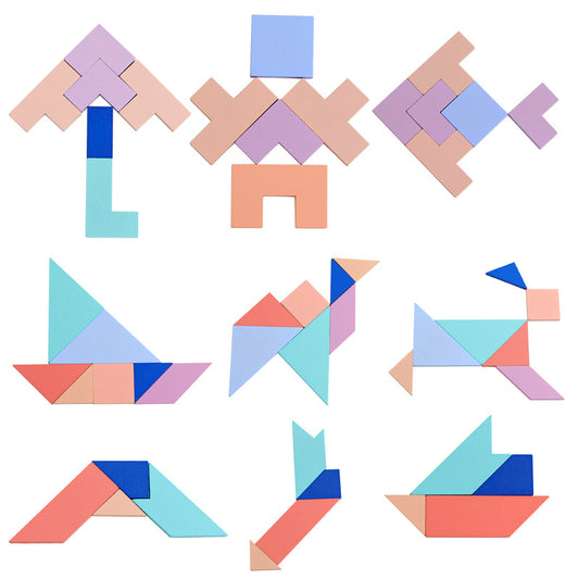 Triple Mind 3-in-1 Geometric & Tangram Logic Board