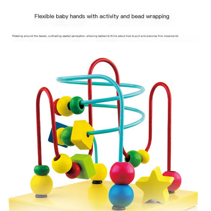 Wonder Box  5-in-1 Wooden Activity Cube & Bead Maze