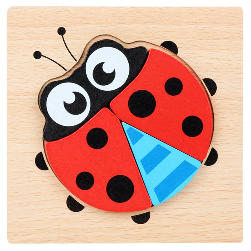 Little Explorer's First 3D Layered Wooden Puzzle Collection
