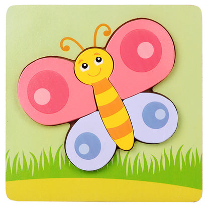 Little Explorer's First 3D Layered Wooden Puzzle Collection