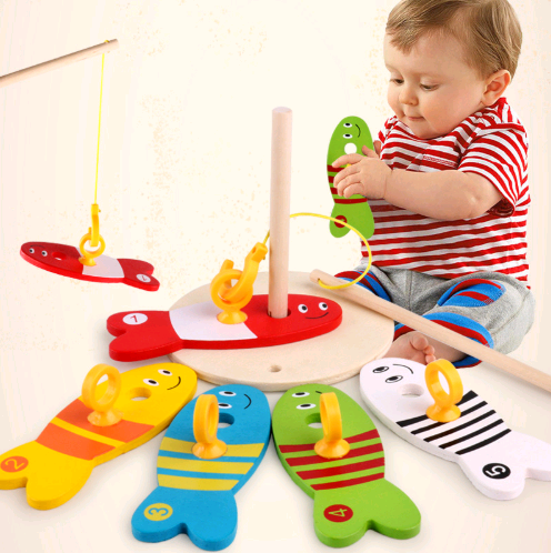 Little Angler: Wooden Focus & Catch Fishing Game Set
