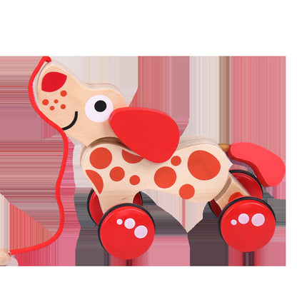 Little Companion: Wooden Articulated Pull-Along Animal Toy