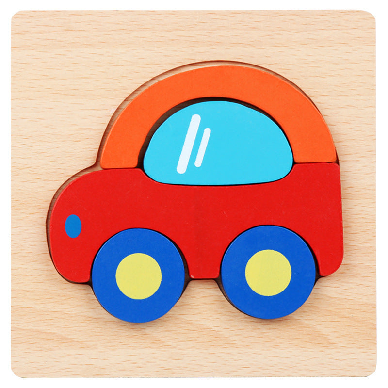 Little Explorer's First 3D Layered Wooden Puzzle Collection