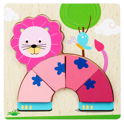 Little Explorer's First 3D Layered Wooden Puzzle Collection