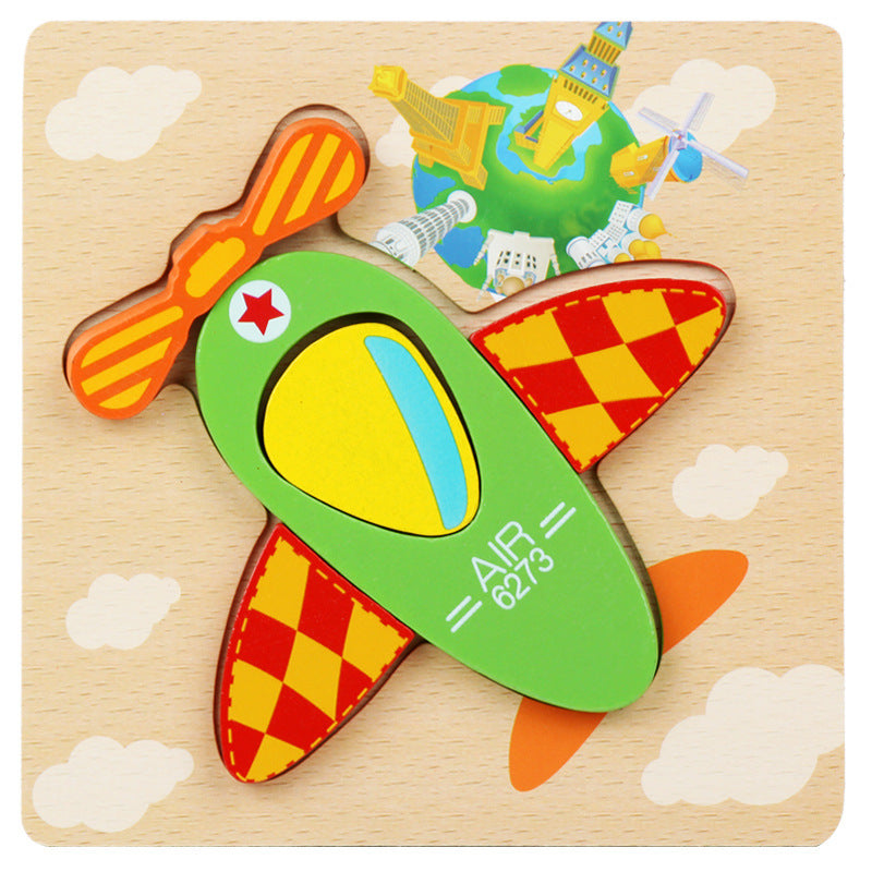 Little Explorer's First 3D Layered Wooden Puzzle Collection