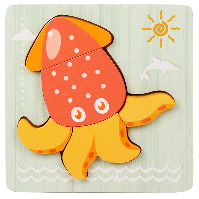 Little Explorer's First 3D Layered Wooden Puzzle Collection