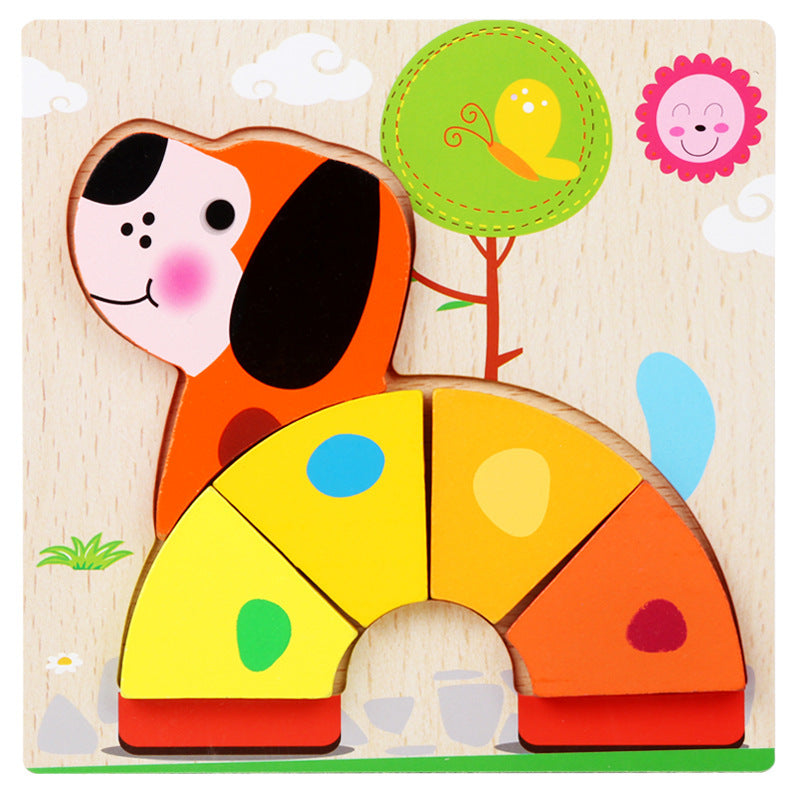 Little Explorer's First 3D Layered Wooden Puzzle Collection