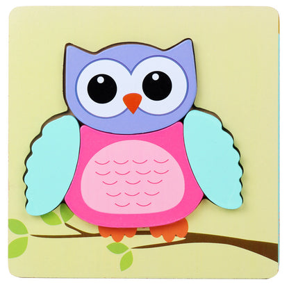 Little Explorer's First 3D Layered Wooden Puzzle Collection