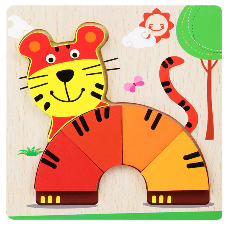 Little Explorer's First 3D Layered Wooden Puzzle Collection